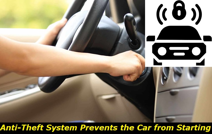 anti-theft system prevents car from starting